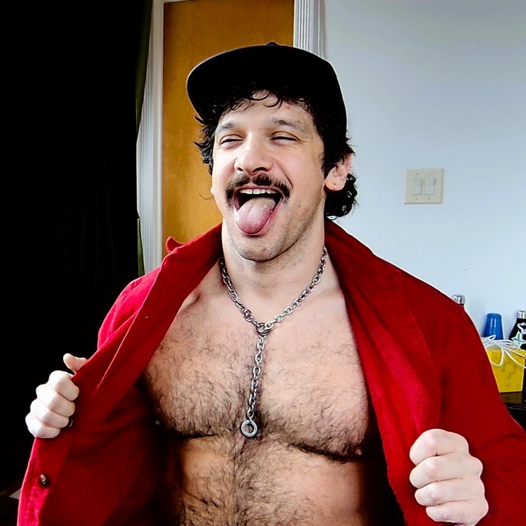 Bigbro42069 at Chaturbate: Obedient bro wants to hear hes a GOOD gooner hairy bigcock