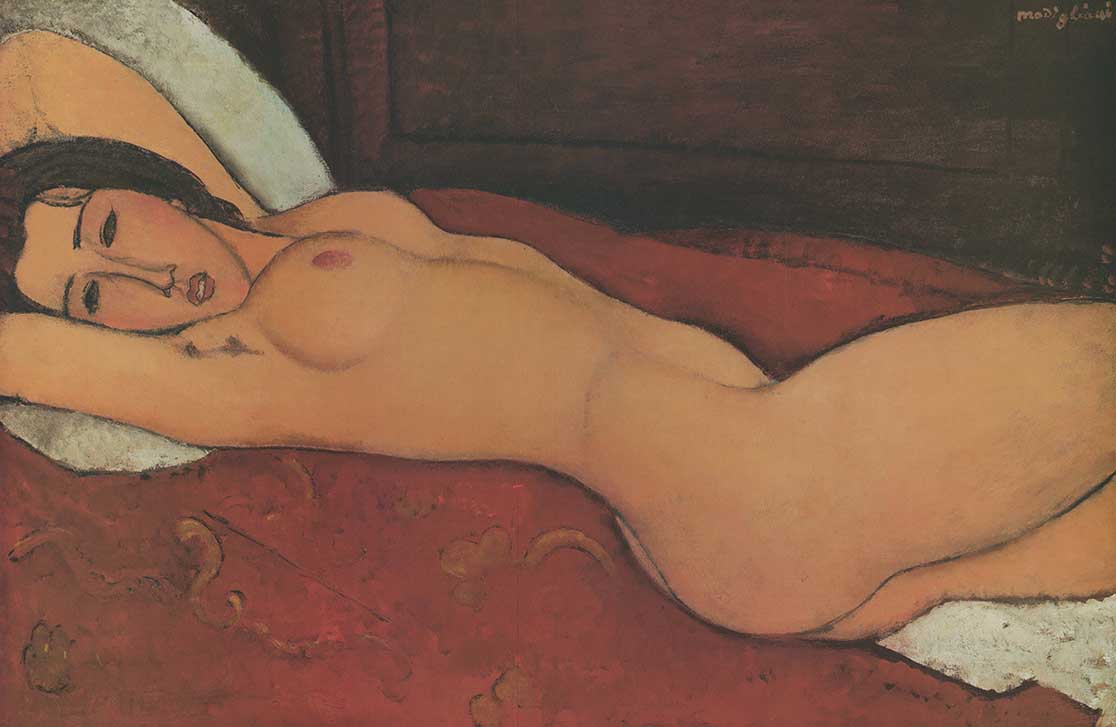 Reclining Nude by Amedeo Modigliani 38 x 24