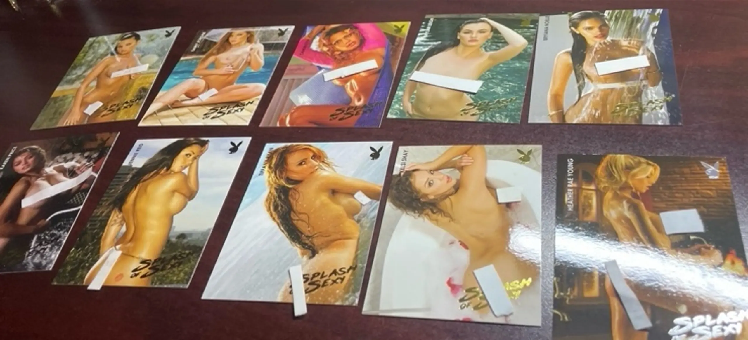 Solash of Sexy 10 card gold Playboy chase set
