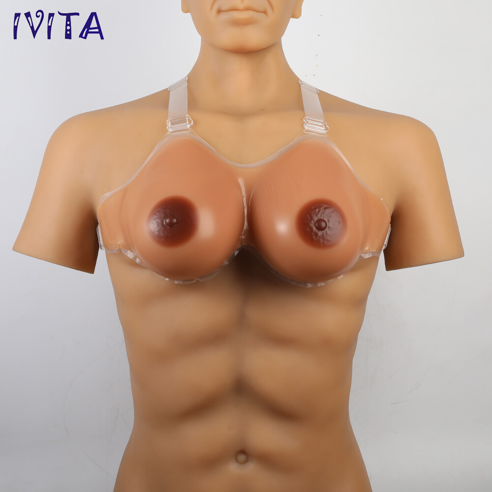 C Cup Silicone Crossdresser Breast Forms Transgender Fake Boobs