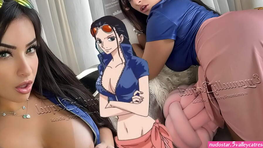 ASMR INTENSE Nico Robin one piece cosplay dirty talking ahegao cum in mouth