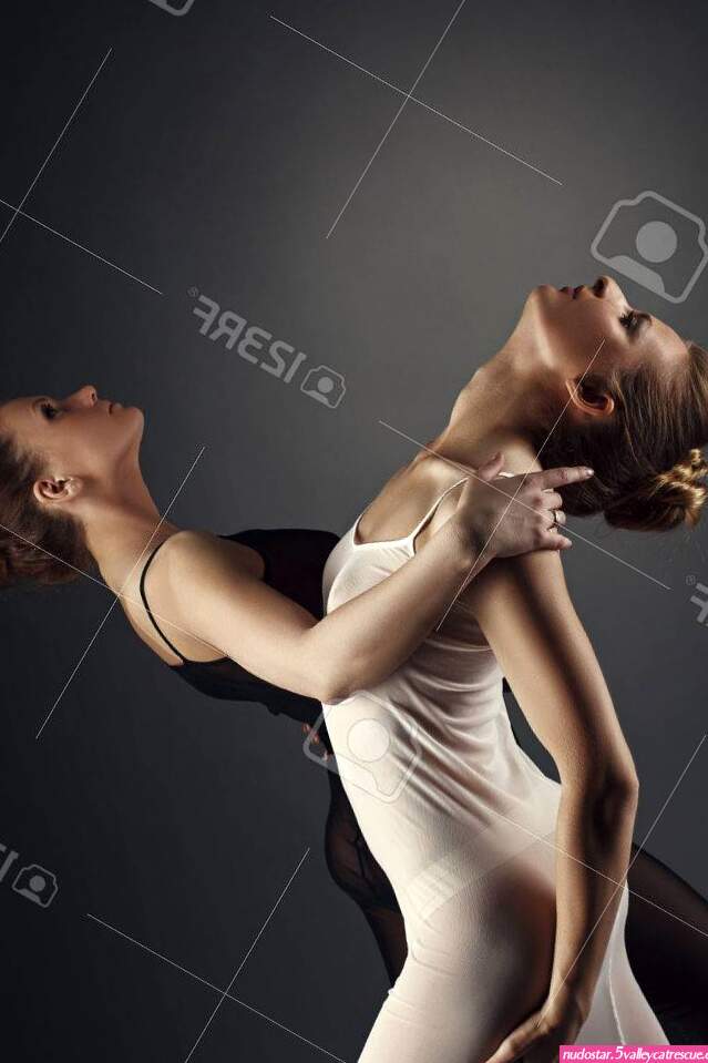 Sexy Girls Dancing In Pair Of Erotic Dance. Studio Photo On Grey Background Stock Photo Picture and Royalty Free Image. Image 44435945.