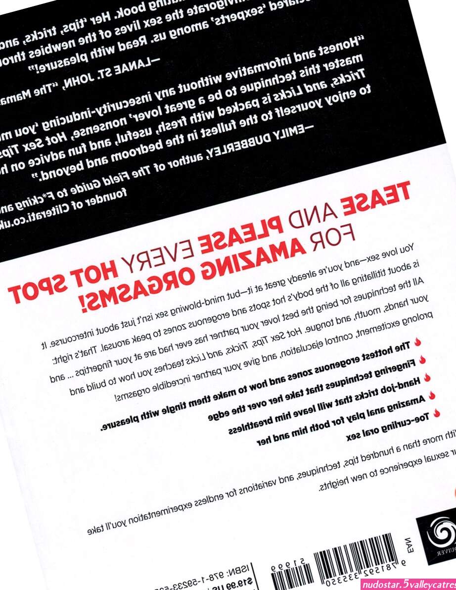 Hot Sex Tips Tricks Licks Book