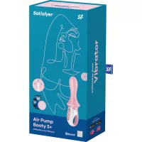 Satisfyer Air Pump Booty 5 App Enabled Inflatable 12-Function Vibrating Anal Probe