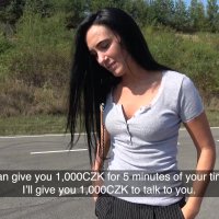 Czech slut fucks for money in Public gets Cumshot in POV