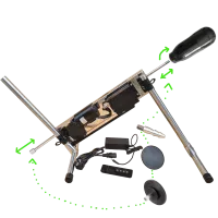 Enhot Sex Machine Extra Krachtige Neukmachine 120W inclusief extra accessoires