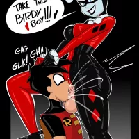 Harley captures Robin Batman Spakka