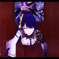 Baal stuck in a wall gets fucked by a man Aether fucks Ayaka in front of a wall Yae fucks a man