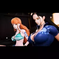 One Piece Hentai Nami Robin Y Lufy: English Cartoon Porn