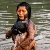 Native Girls Bathing Naked