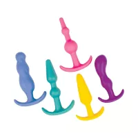 Anal Lovers Kit 5-Piece Beginner Butt Plug Prostate Set