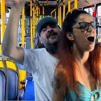 Student gets a Thigh and was Fucked by a Stranger Inside Transport