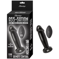Ass-sation remote vibrating metal anal ecstasy-black