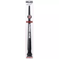 Hosed Silicone Tapered Extra-Long Anal Hose w Suction Cup