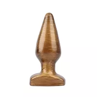 Anal Plug Gold 15.5 x 5.5 cm