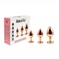 Rear Assets Rose Gold Pink Heart Anal Training Set