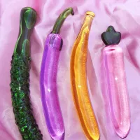 Vegan Glass Dildos Fruit Vegetables Dildos