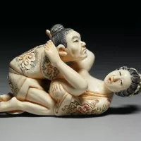 Japanese Erotica Shunga Foreplay Missionary Position Sex Fetish Samura