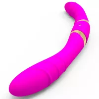 Dual Sided Dildos for Women Medical Silicone Dildo Flexible Lesbian Double Ended Vibrator Vibrating Toys for Girls