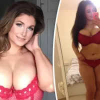 Curvy women with D-K cup boobs strip for lingerie competition