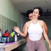 I Fuck My Stepsister in the Kitchen While She Makes Food: Amateur Amateur Porn