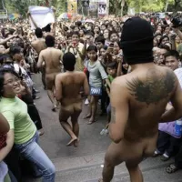 Nude in the news