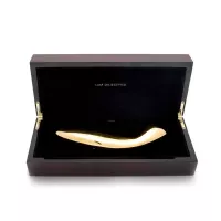 LELO Olga Exclusive 24K Gold Double-Ended Luxury Dildo Sex Toy Darkest Fox