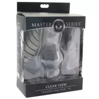 Master Series Clear View Hollow Anal Plug