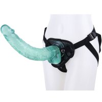 ZWBHSH 34 cm Super Long Strap-On Dildo Female Silicone Prostate Stimulator Vagina Anus Masturbator Plug Sex Toy for Couples Extreme Sex Adjustable Strap-On Didos Real for Women Green : Amazon.de: Health