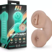 Blush M Double Trouble Self Lubricating Glow in The Dark Masturbator P