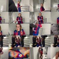 A Barcelona Supporter Fucked By PSG Fans in The Corridors Of The Football Stadium !!!