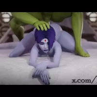 Raven anal fucked by beast boy
