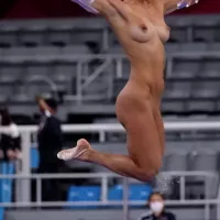 These naked gymnasts arent afraid to show off their flexibility in a porn-worthy display