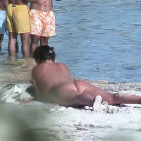 Uninhibited Voyeur on Es Trenc Beach by FapHouse
