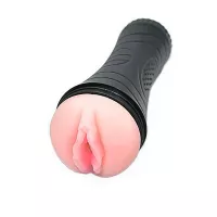 Shop VIBRATING Pocket Pussy Mens Masturbation Cup Silicone Vagina Sex Toy Male Masturbator