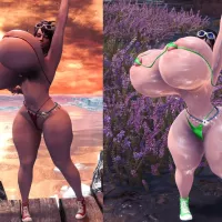 Enhance Monster Hunter: World with the Enormous Voluptuous Woman Mod