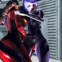 Rei Ayanami and Asuka Langley