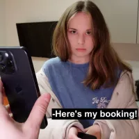 Due to a Booking Error I Spent the Night with a Stranger: Babe Porn feat. Anna Sibster