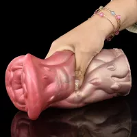 Alien Male Masturbation Device Silicone Pocket Pussy Penis Exercise Masturbator