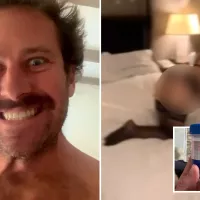 Armie Hammer shows off woman in lingerie on all fours and brags about drug use in secret videos after cannibal DMs