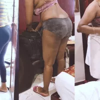 Indian Tamil Girl Dress Changing Infront of Boy Friend Desi Big Ass