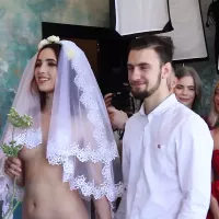 Naked Bride at Wedding: Wife Wife Porn