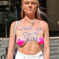 Tash Peterson: Vegan activist shares online abuse over lingerie protest