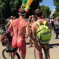 And....They Are Off hmmm?....EVERYONE GET NAKED A-Broad In London