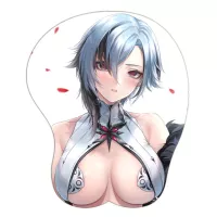 Genshin Impact Arlecchino Sexy Big Boobs Mouse Pad Gamer Anime Cute Wr