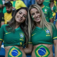 Brazilian Bombshells: XXX Gallery of Naked Female Fans of the Brazil Football National Team in a Public Display