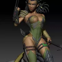 female predator