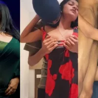 Hot Tamil actress Lavanyas boobs pressed and giving blowjob