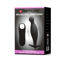 Pretty Love silicone anal plag extra stimulation and 12 vibration bla 1995