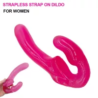 Dubbele Hoofd Dildo voor Lesbische Strapless Strapon Dildo Riem op Jelly Dildo Koppels G Spot Vagina Anale Massage Speeltjes voor Vrouwen